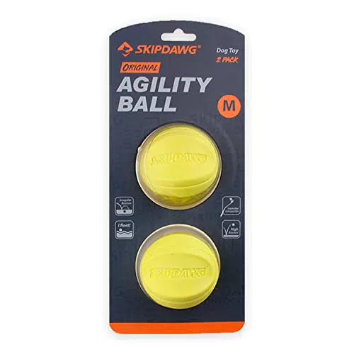 SKIPDAWG Hunde-Ball aus TPR für Agility-Training und Ballschleuder
