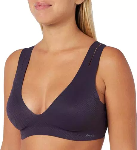 sloggi Damen Zero Feel Flow Bralette Oben, Blueberry