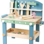 Kinder Werkbank aus Holz Nordic mit Werkzeug und Zubehör, ab 3 Jahren