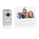 Smartwares Video Türsprechanlage mit Aufzeichnungsfunktion und Nachtsicht - 720p HD, 7 Zoll LCD-Monitor