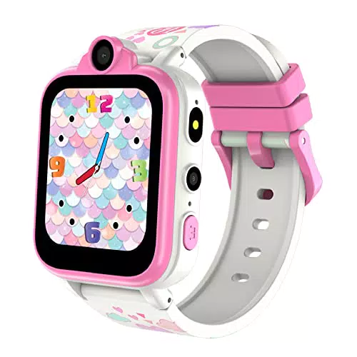 Smartwatch für Kinder und Erwachsene - Anrufe, SOS Notruf, Kameras, Spiele, Funktionen - 2G Nano SIM - Ab 4 Jahren
