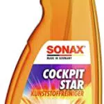 SONAX CockpitStar Cockpitreiniger reinigt und pflegt alle Kunststoffteile im Auto