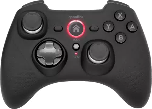 Speedlink RAIT Wireless Gamepad mit Bluetooth für Nintendo Switch, PC und Android - Schwarz