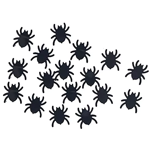 Spinnen Konfetti für Halloween - Dekoration für Gruselparty