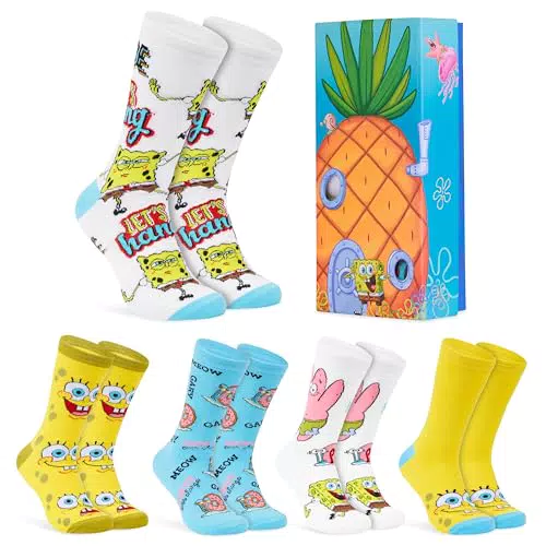 SpongeBob SquarePants Lustige Socken für Herren