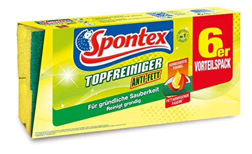 Spontex Topfreiniger Schwamm Anti-Fett mit Griffleiste