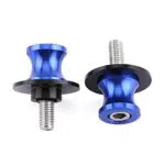 Motorrad CNC Schwingenspulenständer - Blau