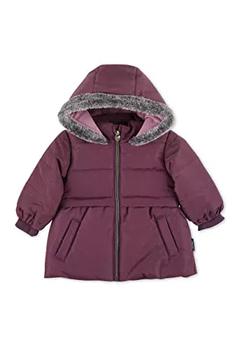 Sterntaler Baby Mädchen Jacke mit Sternenmuster und Teddyfell - Wasserabweisende Babyjacke mit Reißverschluss - Pink