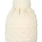Sterntaler Baby Mädchen Bommelmütze aus Strick - Beige
