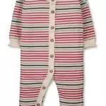 Sterntaler Baby Mädchen Strampler aus Strick - Einteiler GOTS Maus