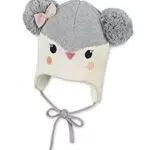 Sterntaler Baby-Mädchen Strickmütze mit Vogelapplikation