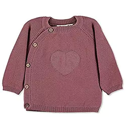 Sterntaler Mädchen Strickjacke mit Herzapplikation - Babyjacke