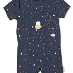 Sterntaler Unisex Kinder Mädchen Schwimmanzug Baby Schwimmanzug Biene UV-Schutz 50+ marine