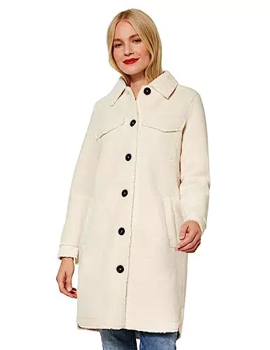 Street One Damen Teddymantel - Wintermantel für Damen