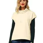 STREET ONE Damen Pullunder Sweat - Beige - Größe 38