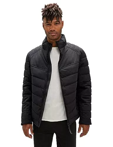 Street One Herren Steppjacke - Schwarze Herrenjacke