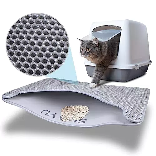 Katzenstreumatte SUAYU doppellagig wasserdicht rutschfest ungiftig 43 x 56 cm