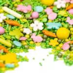 Frühlingsflitzer Streusel Ostern Deko - Essbare Zuckerdeko aus der EU