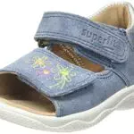 Superfit Mädchen Polly Sandale, Hellblau Silber 8400