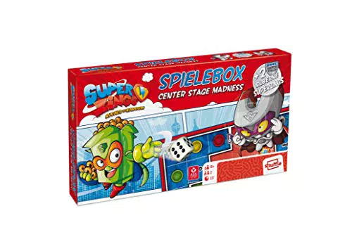 Superzings Spielbox mit 2 seltenen Silberfiguren