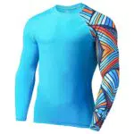 SURFEASY Herren Rashguard Langarm Sonnenschutz Rash Vest Men