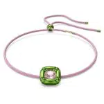 Swarovski Dulcis Halskette, Blaue Damenhalskette mit Anhänger und Strahlendem Kristall