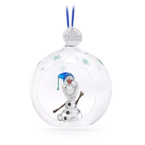 Swarovski Olaf Weihnachtskugel mit Swarovski Kristallen