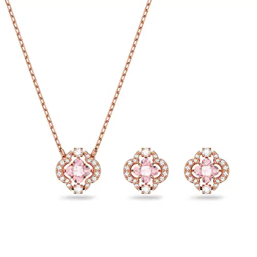 "Swarovski Sparkling Dance Set, Glücksklee, Roségold"