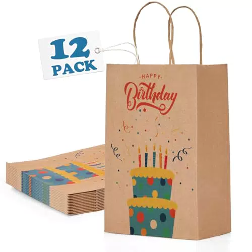 Geburtstag Geschenktüten mit Henkel für Kindergeburtstag und Partys