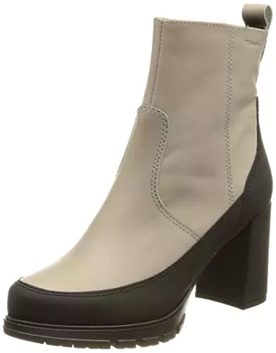 TAMARIS Damen Mode-Stiefel in Grauem Leder