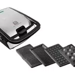 Tefal Snack Collection | Kombigerät für Panini, Waffeln und Sandwiches
