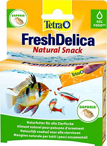 Tetra FreshDelica Daphnia - natürlicher Snack mit Wasserflöhen für Zierfische