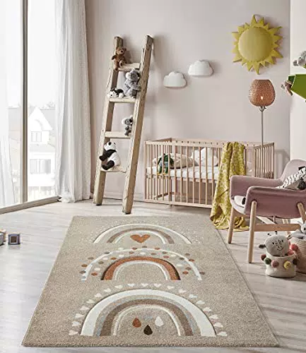 Kinder Teppich Monde Kids Moderner Weicher Kinderteppich
