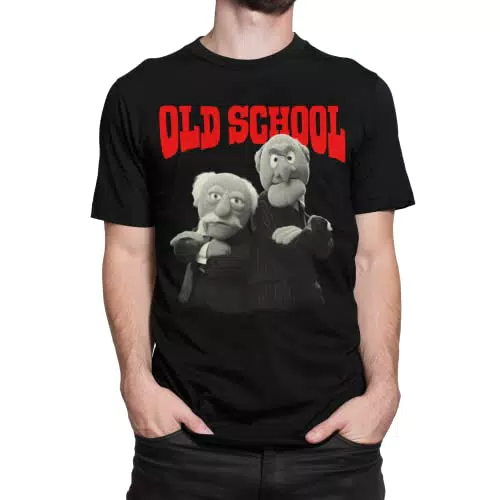 Muppets Old School Herren T-Shirt Schwarz