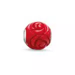 Thomas Sabo Karma Beads aus 925 Sterling Silber mit Bambuskoralle in Rot
