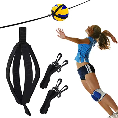 TOBWOLF Volleyball Spike Trainer - Volleyball Spike Trainingssystem für Säule