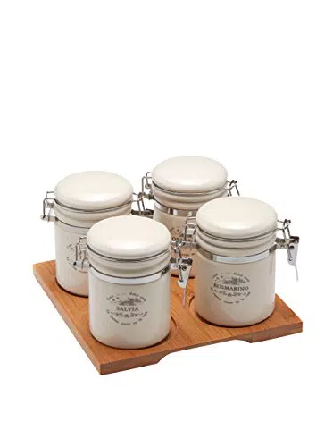 Snackschale Sweet Campania Set mit Gewürzgläsern von Tognana.