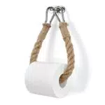 Vintage Toilettenpapierhalter Handtuchhalter für WC und Badezimmer - Industrie Seil Dekoration