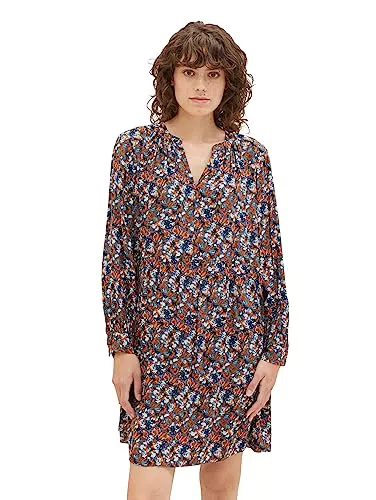 TOM TAILOR Damen Tunika Kleid mit Muster - Stilvoll und feminin