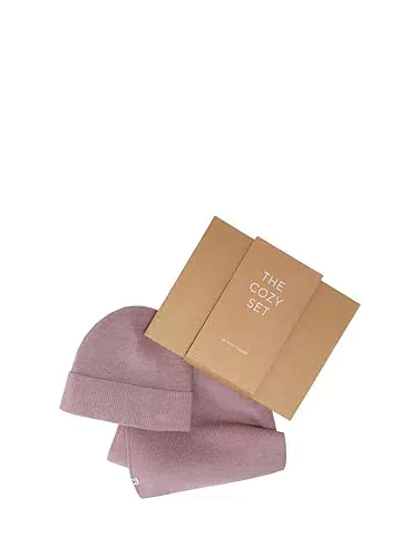 TOM TAILOR Damen Geschenk-Box mit Schal & Mütze
