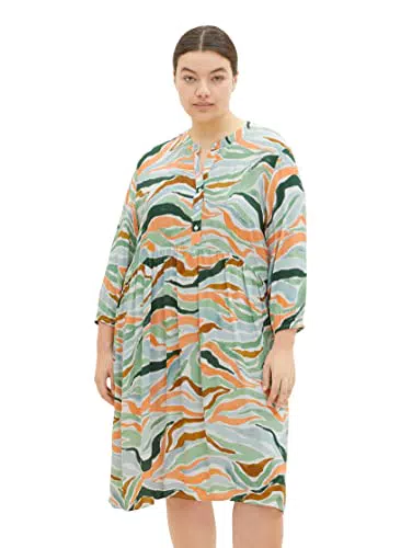 TOM TAILOR Damen Sommerkleid mit Muster