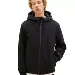 TOM TAILOR Denim Herren Softshell-Jacke mit Kapuze