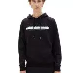TOM TAILOR Denim Herren 1038755 Hoodie Sweatshirt mit Logo-Print