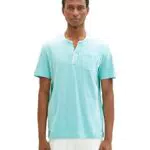 TOM TAILOR Herren Serafino T-Shirt mit Brusttasche