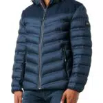 TOM TAILOR Herren Hybrid Steppjacke mit Abnehmbarer Kapuze