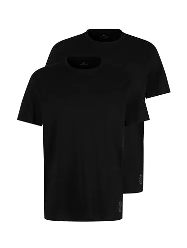 TOM TAILOR Herren Crewneck T-Shirt im Doppelpack