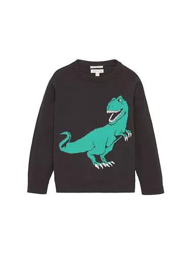 TOM TAILOR Jungen Kinder Strickpullover mit Dinosaurier