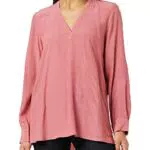 Tommy Hilfiger Damen Bluse Elegant - Rosa