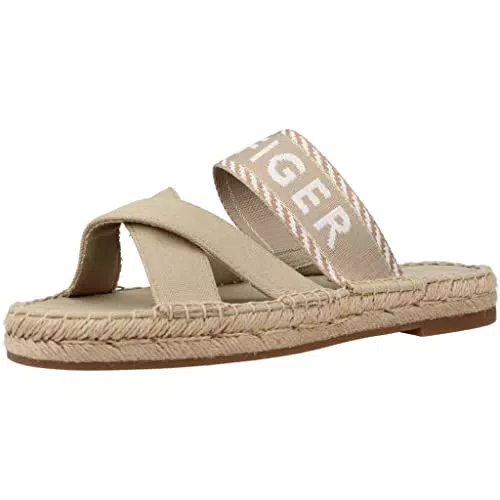 Tommy Hilfiger Damen Espadrilles Seasonal Webbing Sandal.