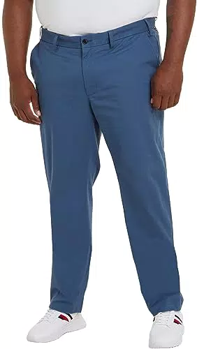 Tommy Hilfiger Herren Chino BT-Madison 1985 PIMA CO-B MW0MW34101 - Blau